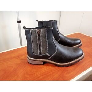 Men's‎ Vance Co. Black Pratt Chelsea Boot Size 9